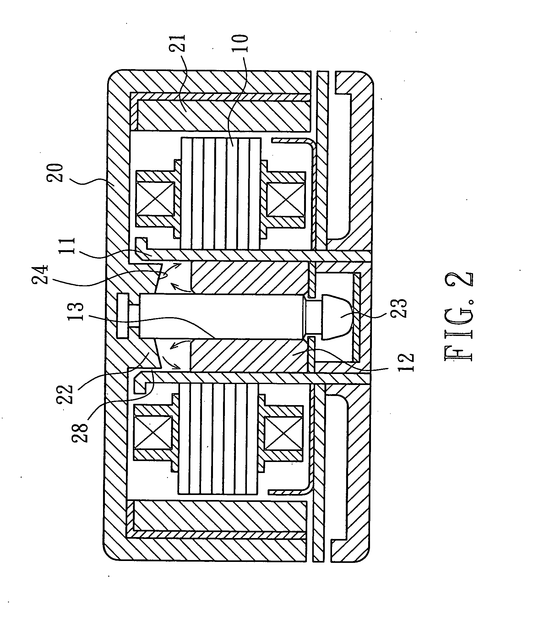 Motor rotor structure