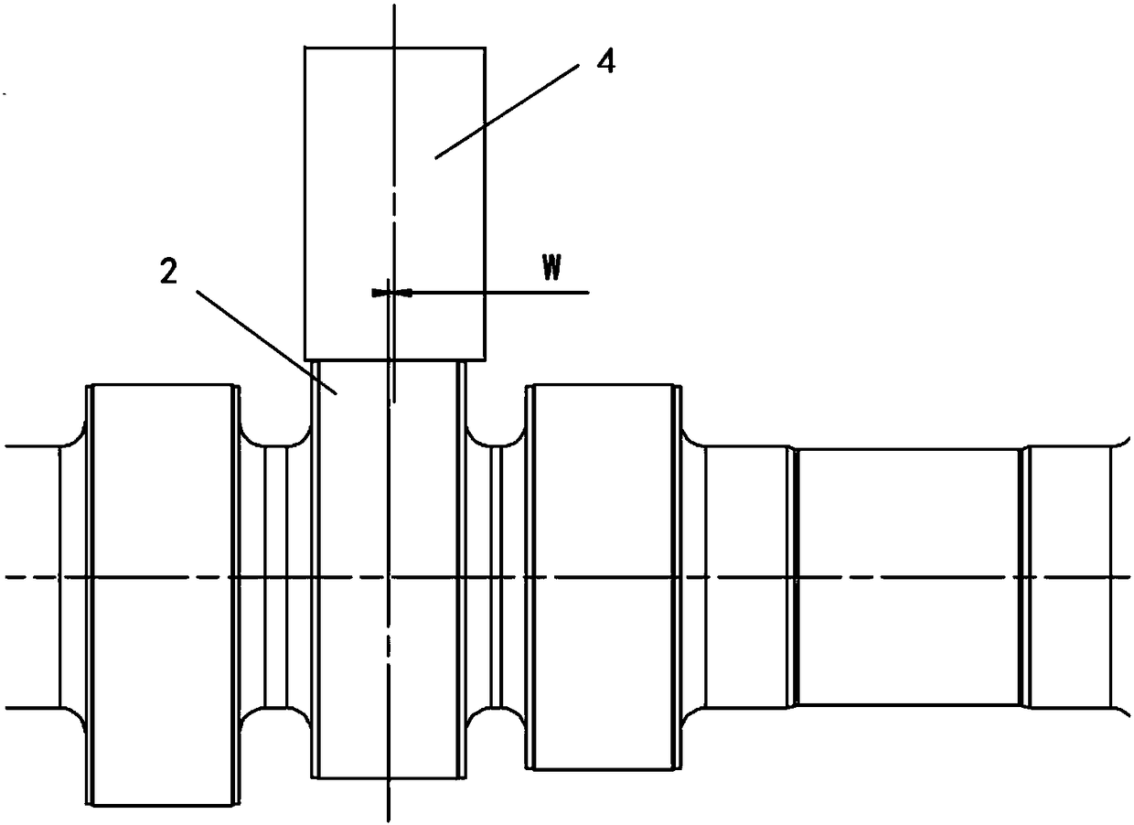 Cam shaft structure with follow steps