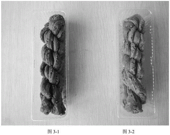 Stuffed fried dough twist being capable of lowering fasting blood-glucose and increasing glucose tolerance and having glycose metabolism regulating function as well as production method thereof
