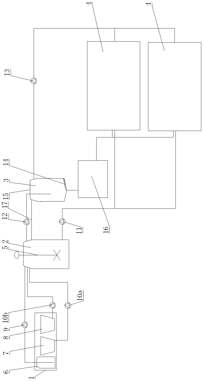 Acid solution, device and process for cleaning sludge plate and frame dewatering filter cloth