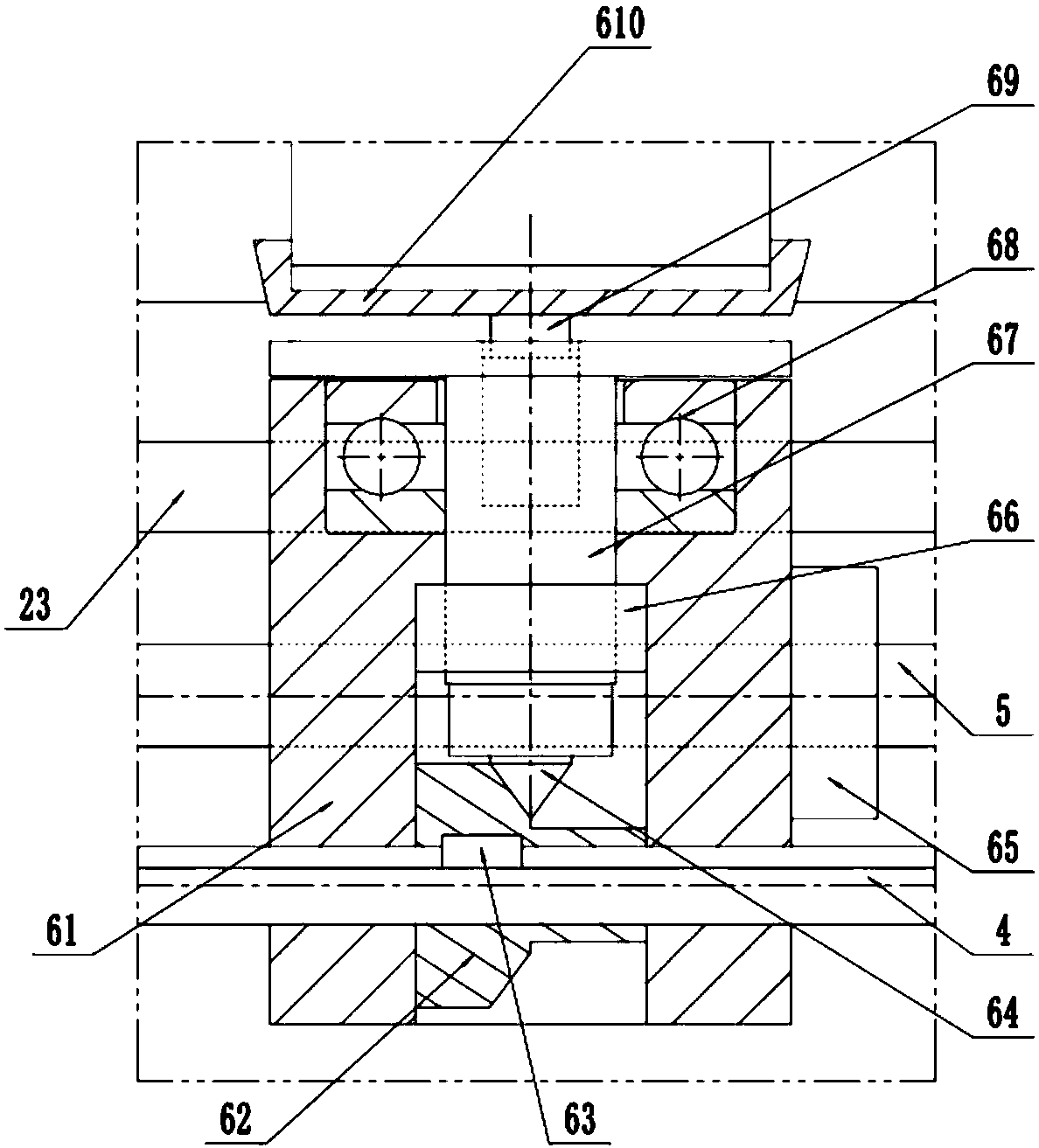 Machined product spraying and drying treatment device