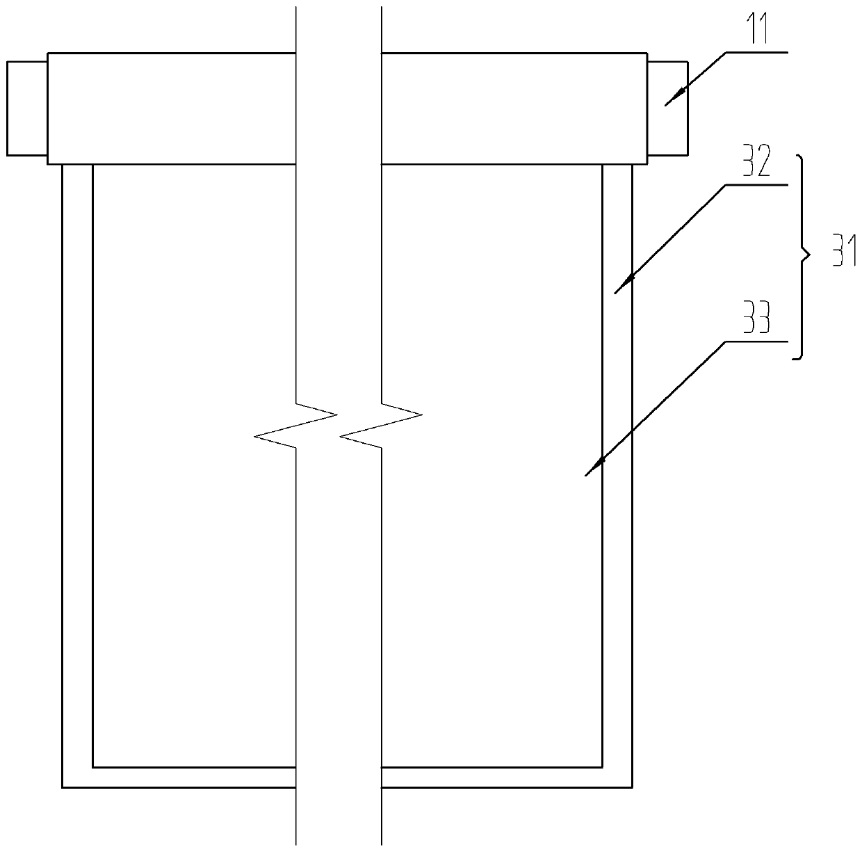 Deslag and sand sedimentation mechanism