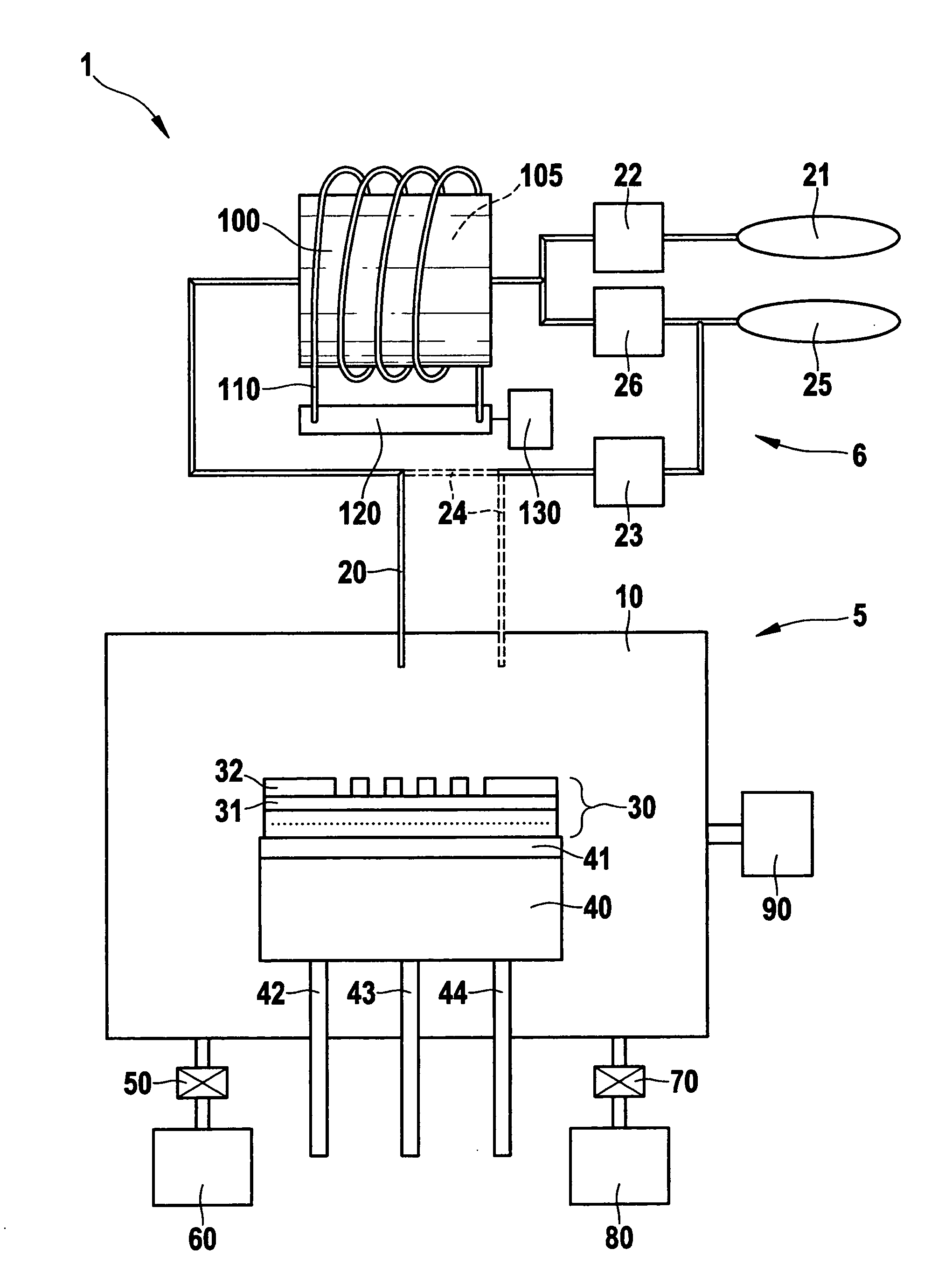 Method for etching a layer on a silicon semiconductor substrate