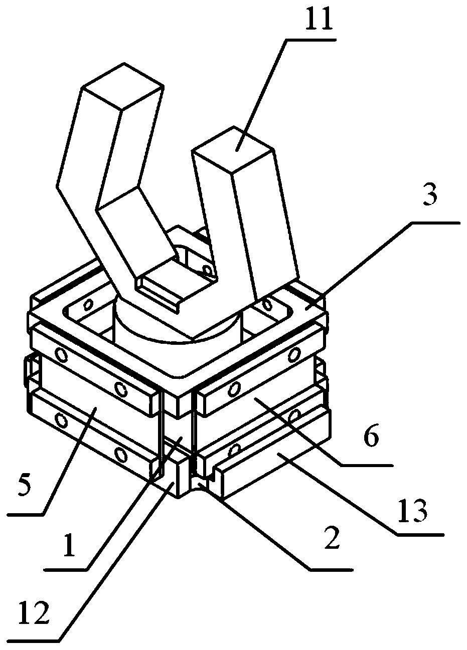 Adaptive two-dimensional force feedback wrist connector and sensor for light-duty robotic arm