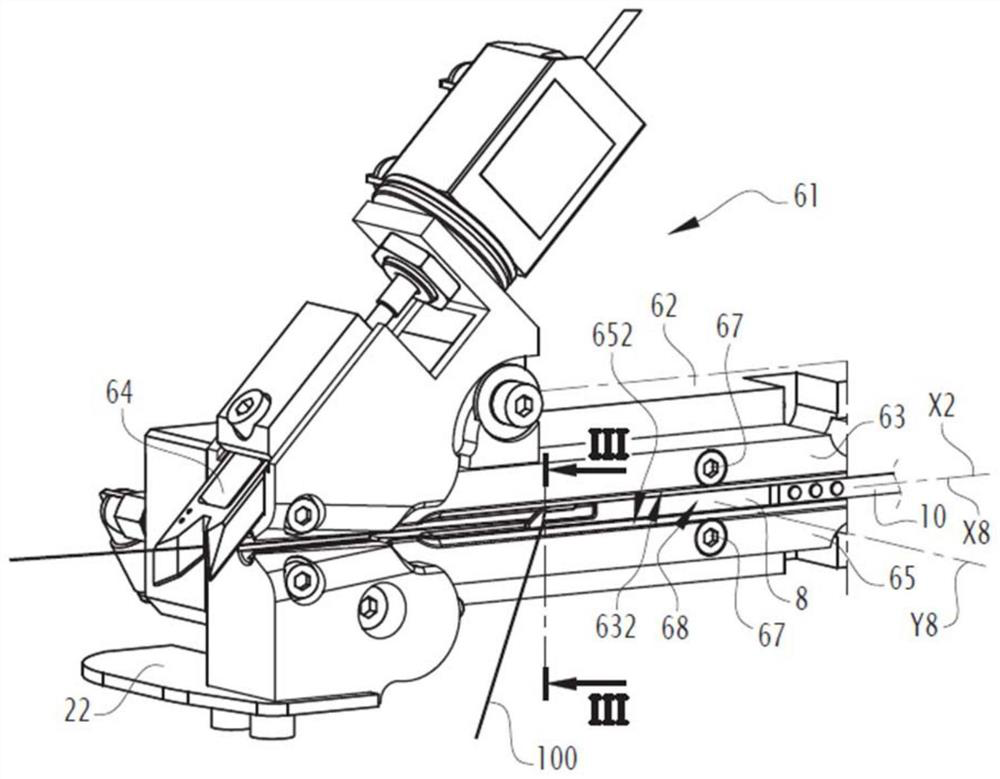 Drawing-in gripper, drawing-in machine including such a gripper and process for drawing-in warp yarns on such a drawing-in machine