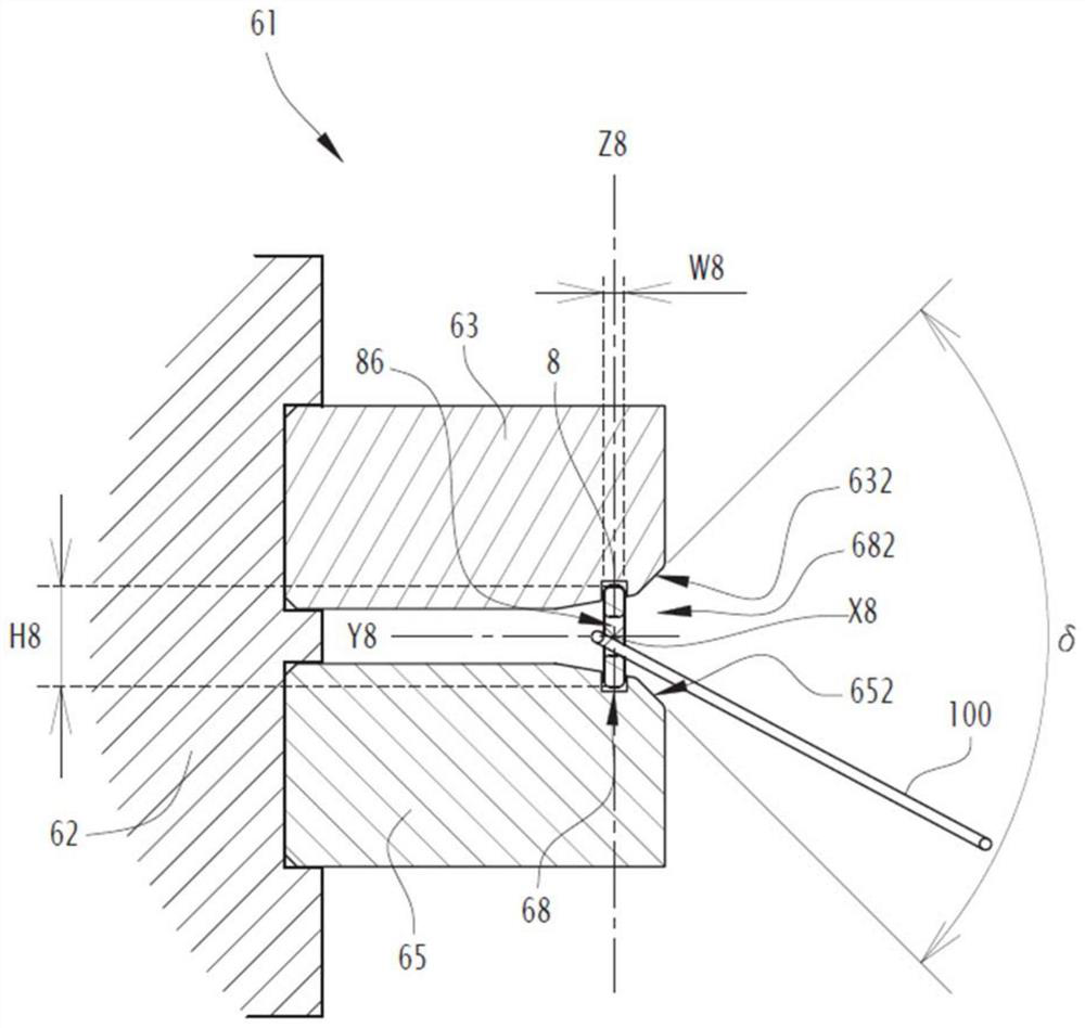 Drawing-in gripper, drawing-in machine including such a gripper and process for drawing-in warp yarns on such a drawing-in machine