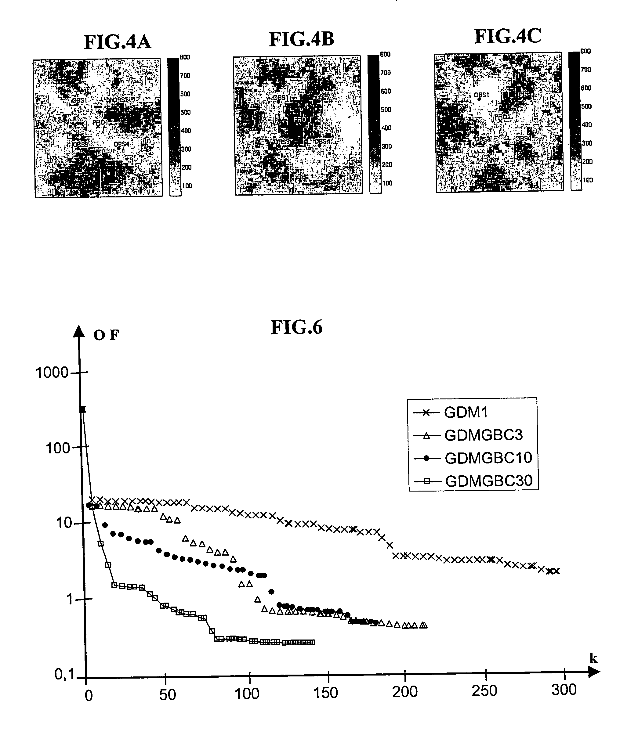Method for rapid formation of a stochastic model representative of a heterogeneous underground reservoir, constrained by dynamic data