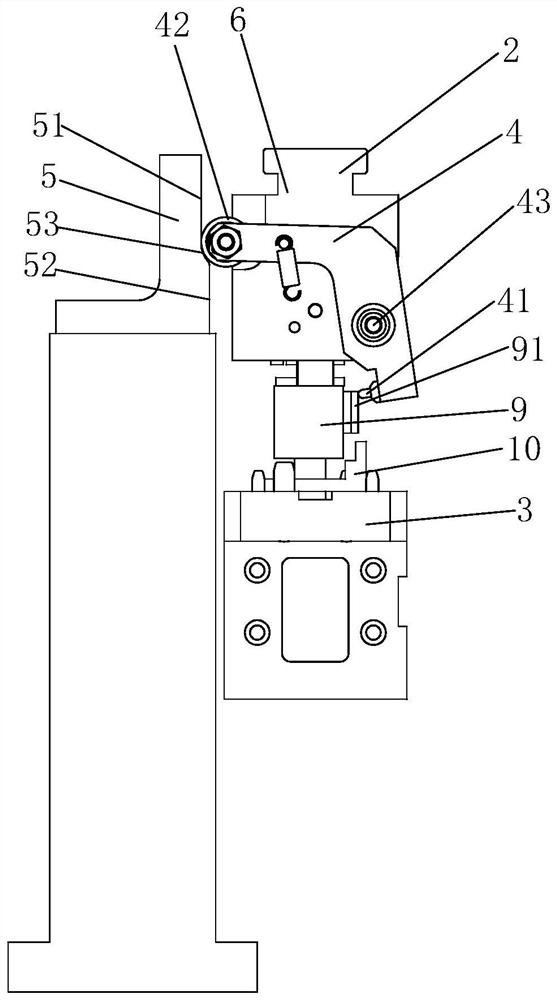 Linkage type press-in device