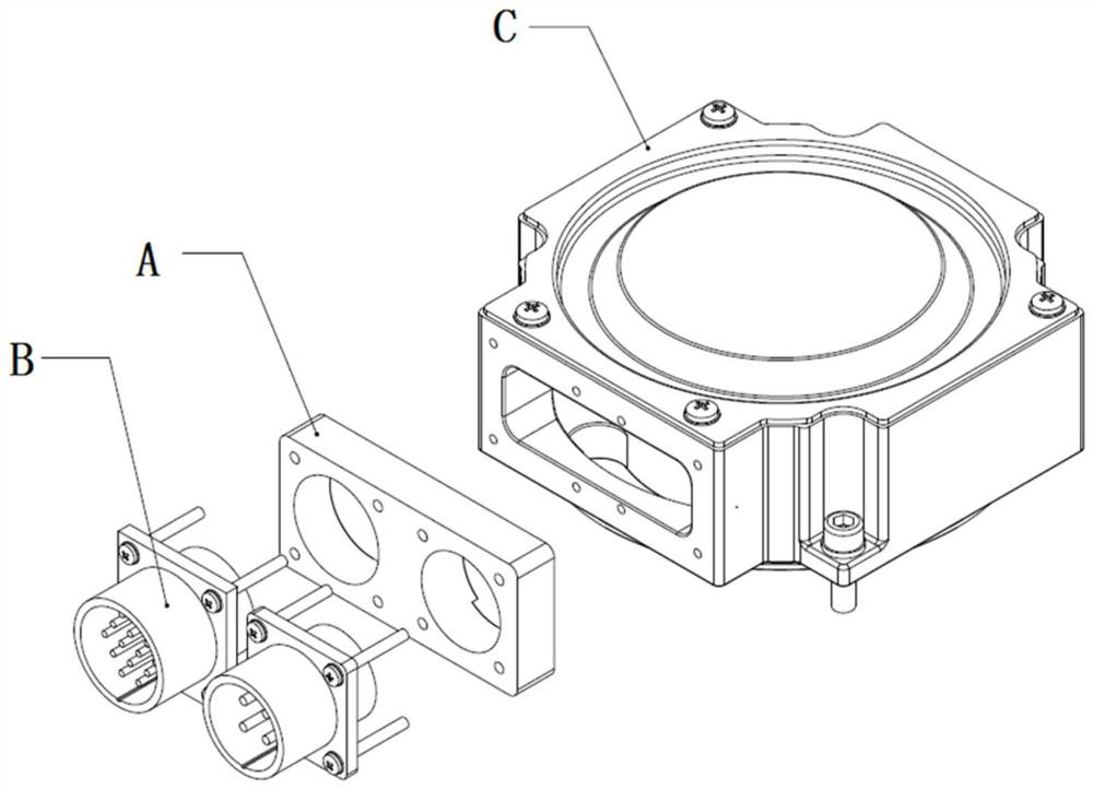 Connecting device of motor connector