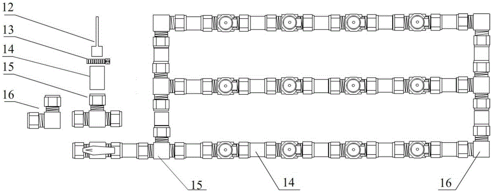 An expandable soil microbial fumigation device