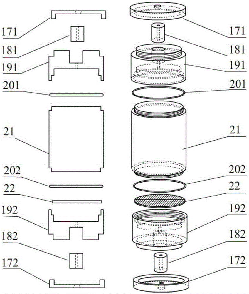 An expandable soil microbial fumigation device