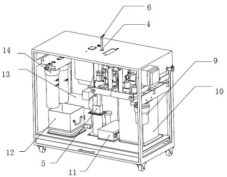 Cosmetic bottle cleaning device