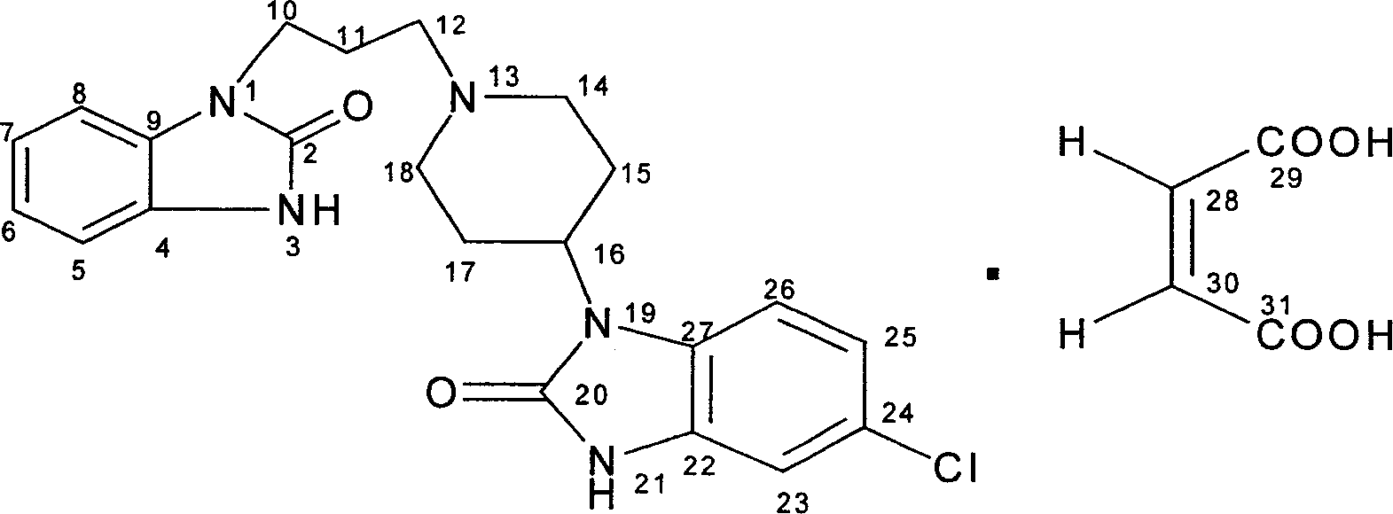 Synthesis of domperidone maleate