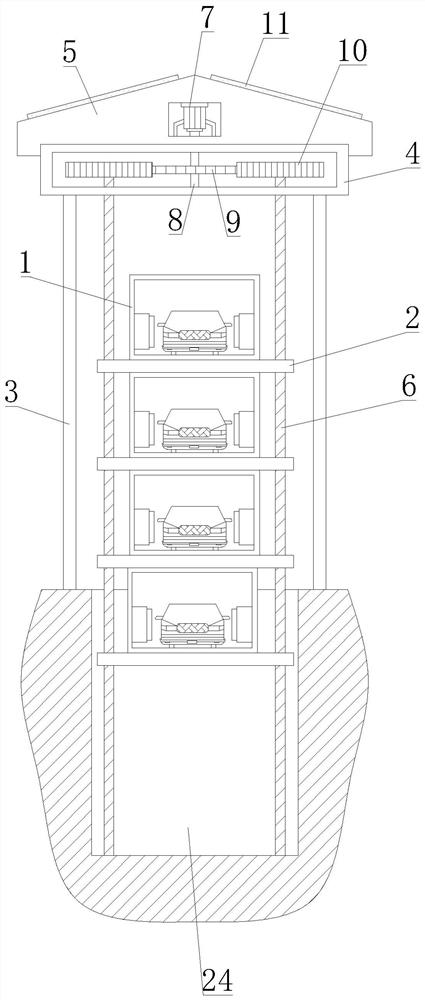 Intelligent parking lot parking equipment and system