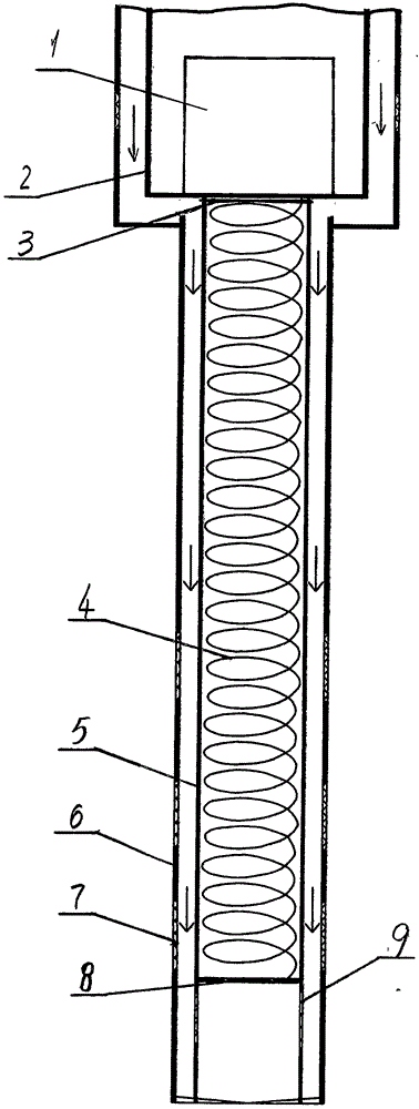 Longhole heat exchanger for geothermal well