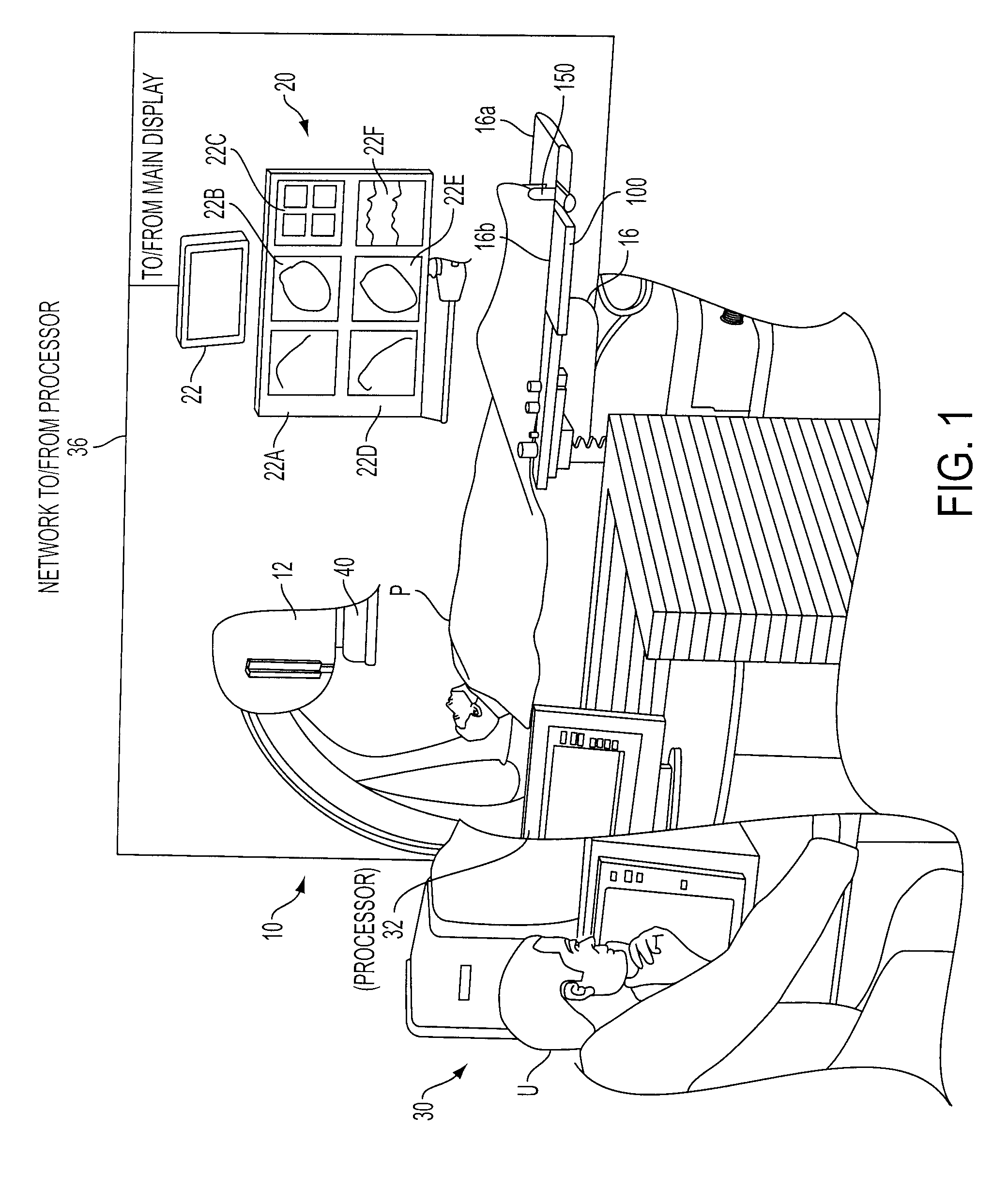 System and Method for Selection of Anatomical Images for Display Using a Touch-Screen Display