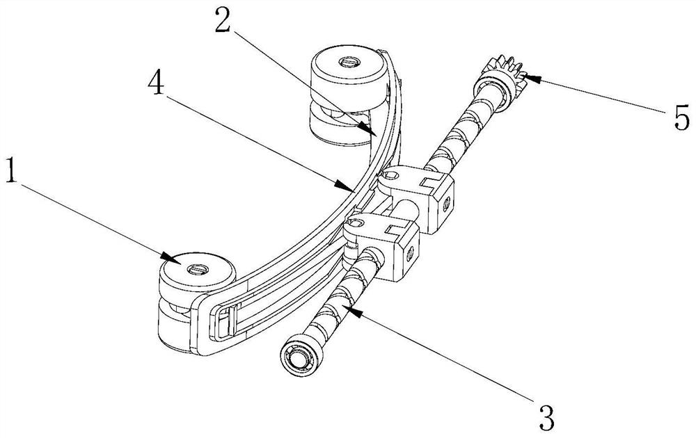 Eye massager and massaging machine core thereof