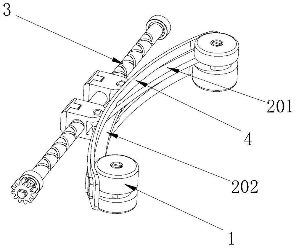 Eye massager and massaging machine core thereof