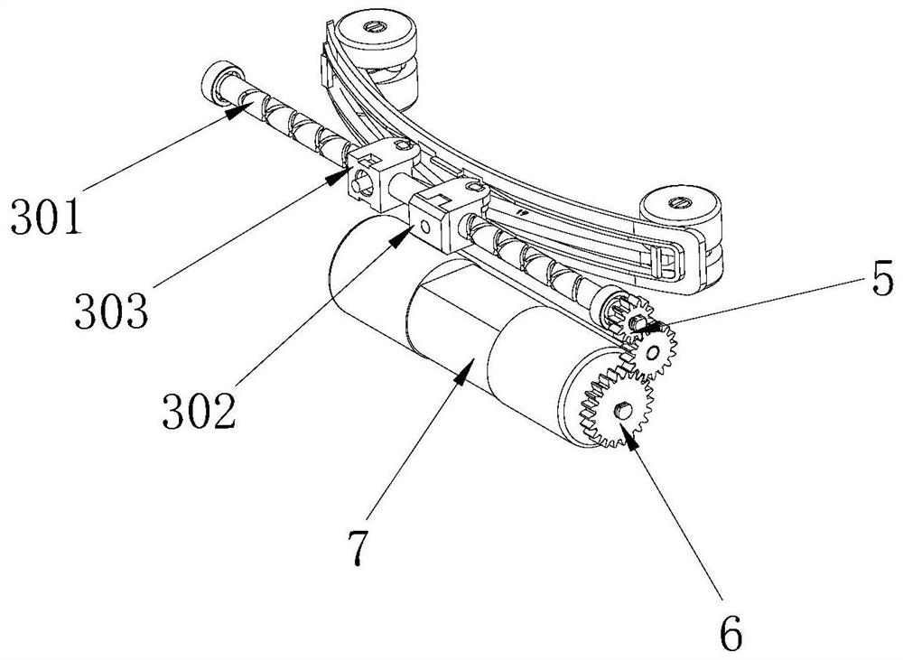 Eye massager and massaging machine core thereof