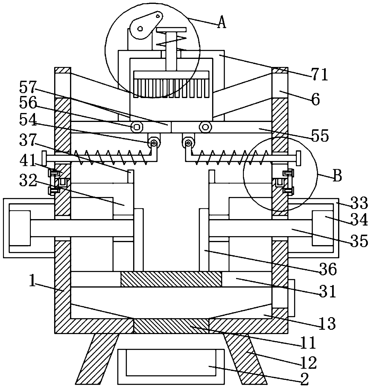 Navel orange juice extracting device