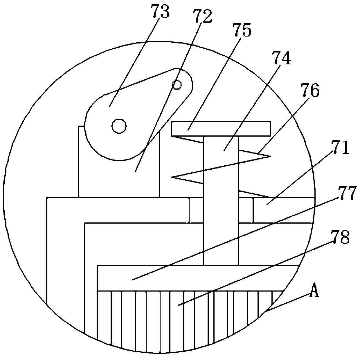 Navel orange juice extracting device