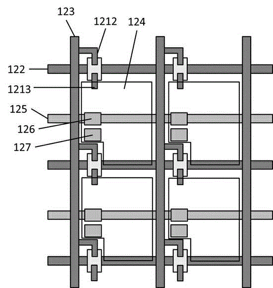 Integrated touch function display screen and manufacture method thereof
