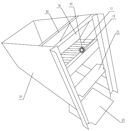 Corn thresher with screening and winnowing device