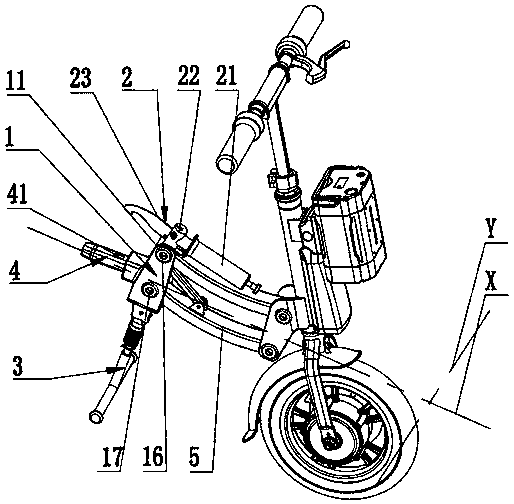 A detachable electric disabled vehicle