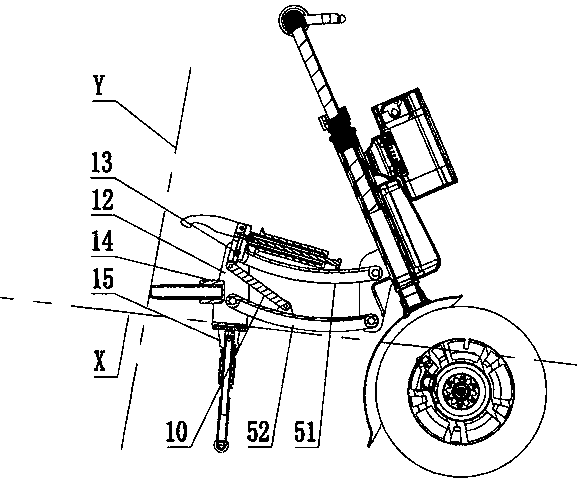 A detachable electric disabled vehicle