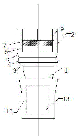 A kind of battery anti-acid mist charging liquid acid pot