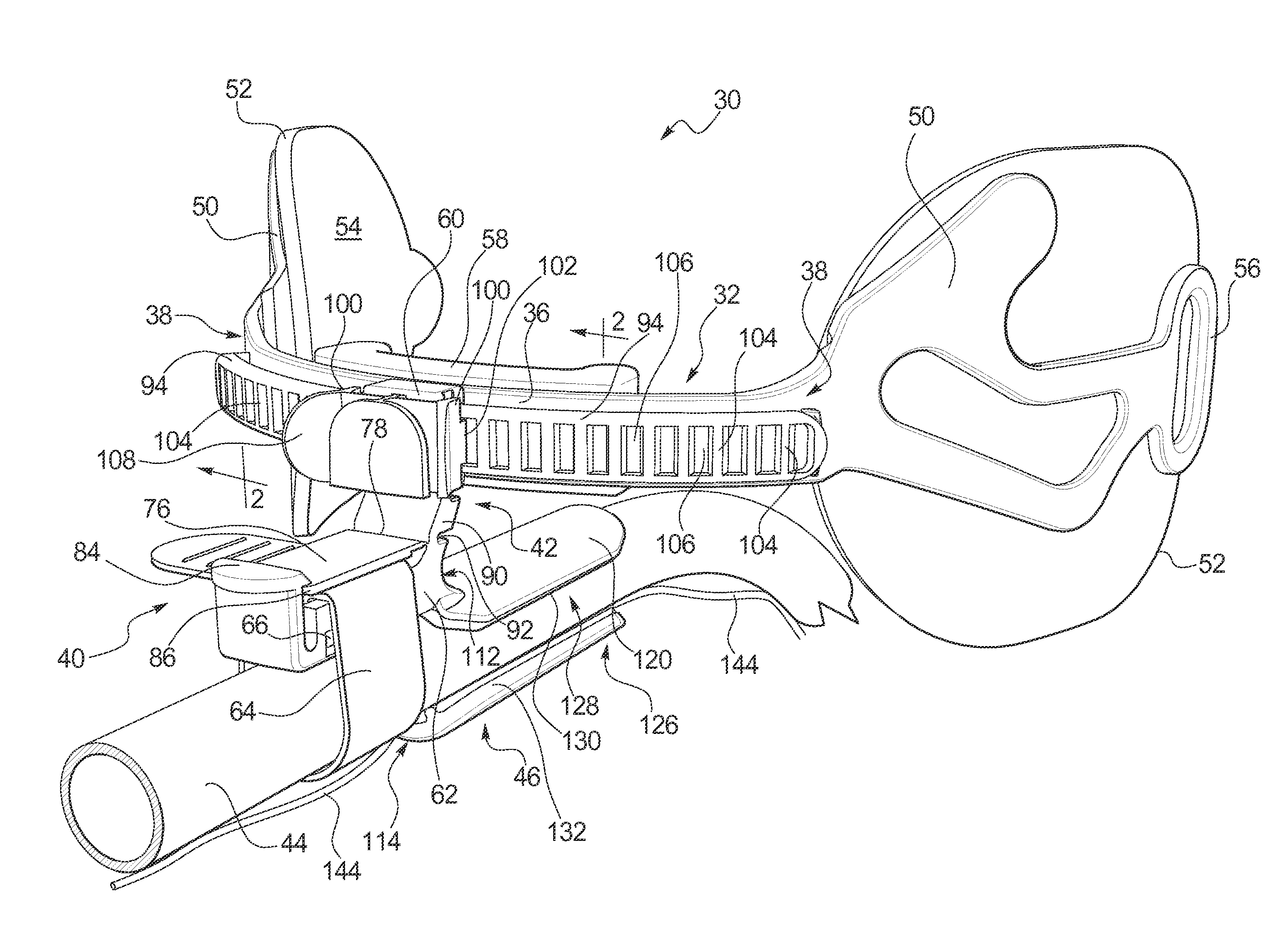 Endotracheal Tube Holding Device with Bite Block
