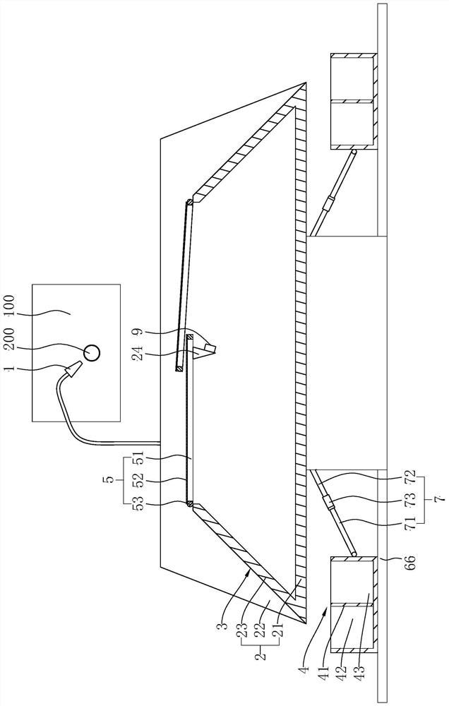 Cooling liquid circulating system of stainless steel pipe making machine