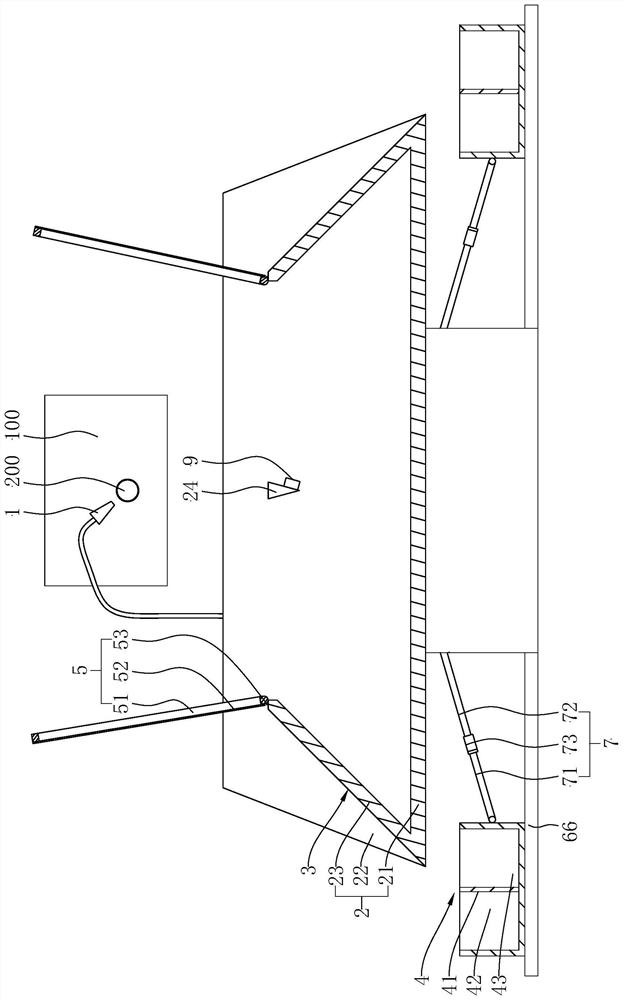 Cooling liquid circulating system of stainless steel pipe making machine