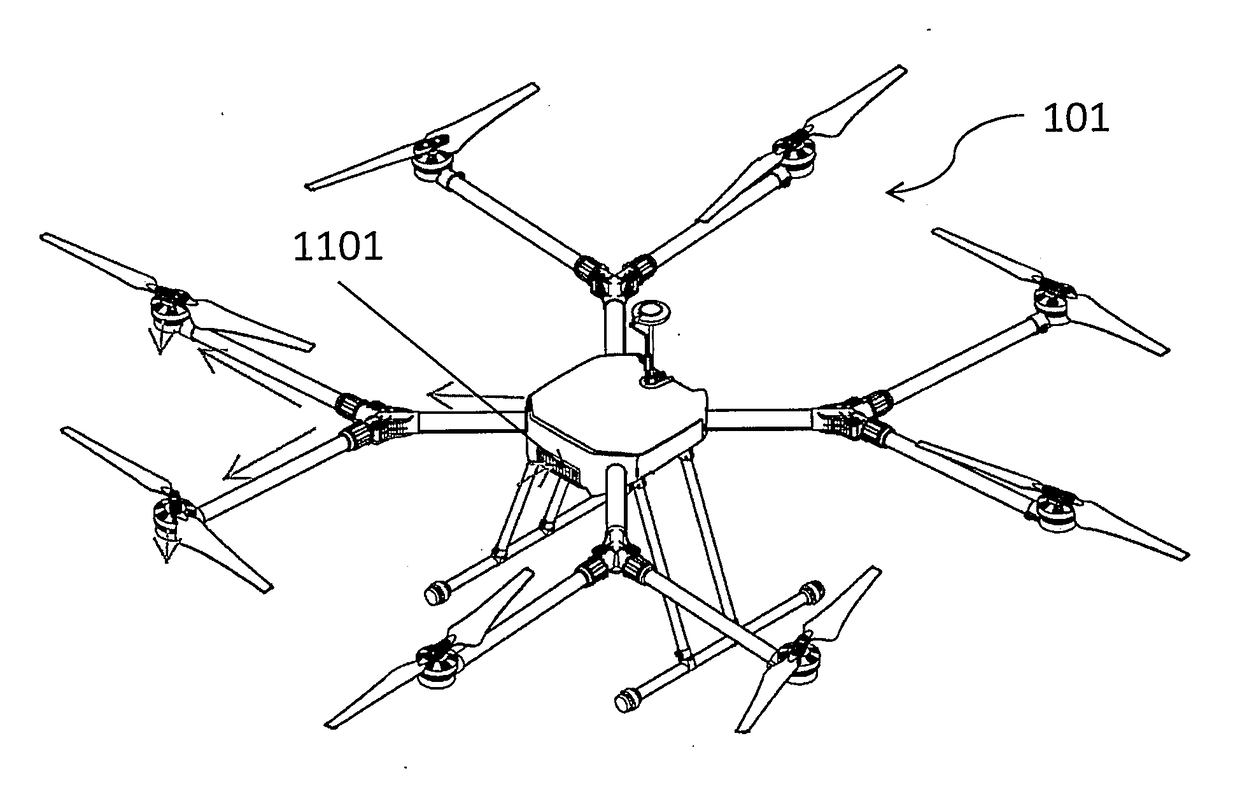 Systems and methods for foldable arms