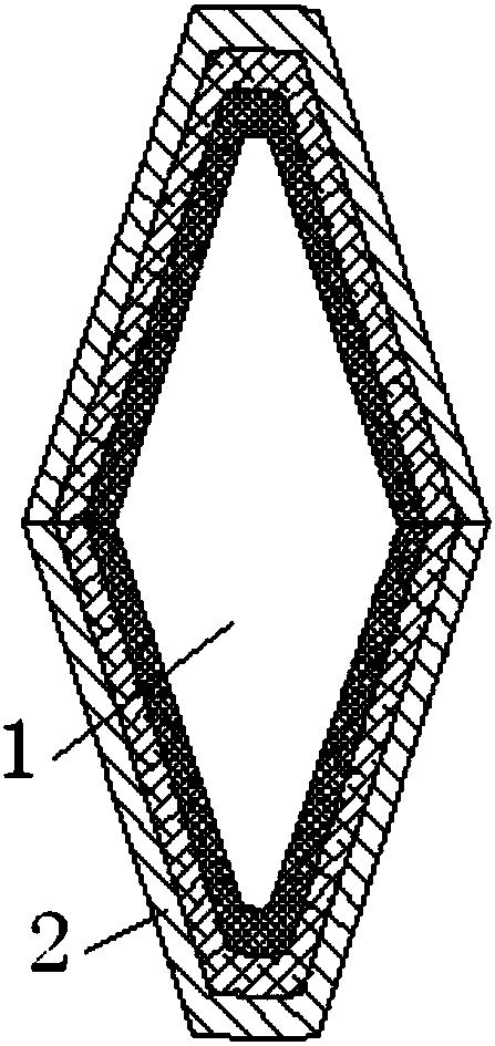 Batch production method of pointed three-layer biological membrane