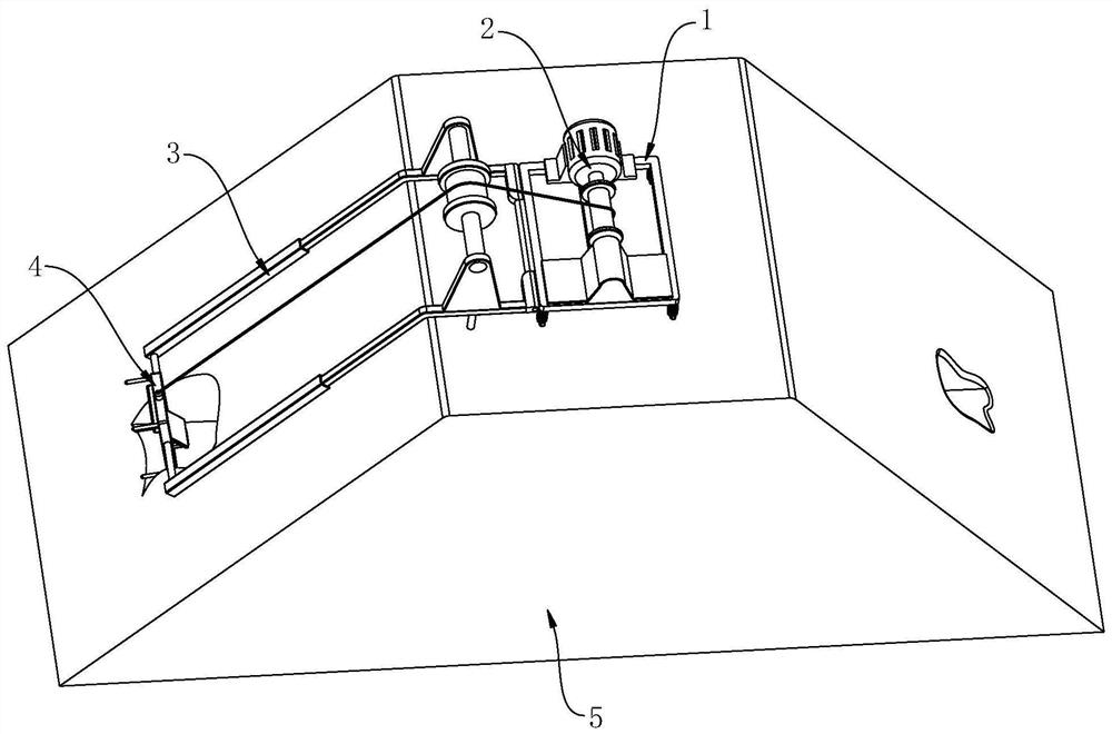 Dike breach plugging device for hydraulic engineering supervision construction