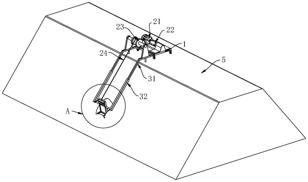 Dike breach plugging device for hydraulic engineering supervision construction