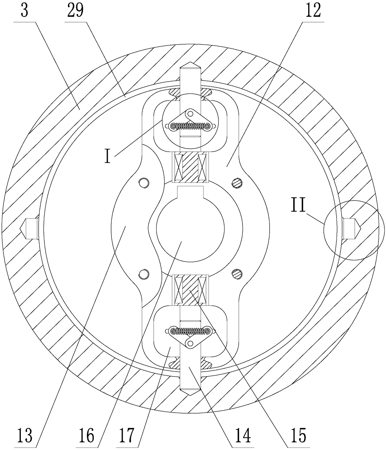 Built-in bicycle hub lock