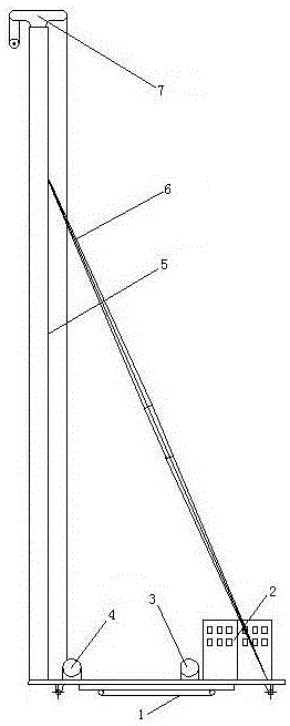 Control supporting frame applied to pile body and pile cap integrated construction for long spiral bored pile