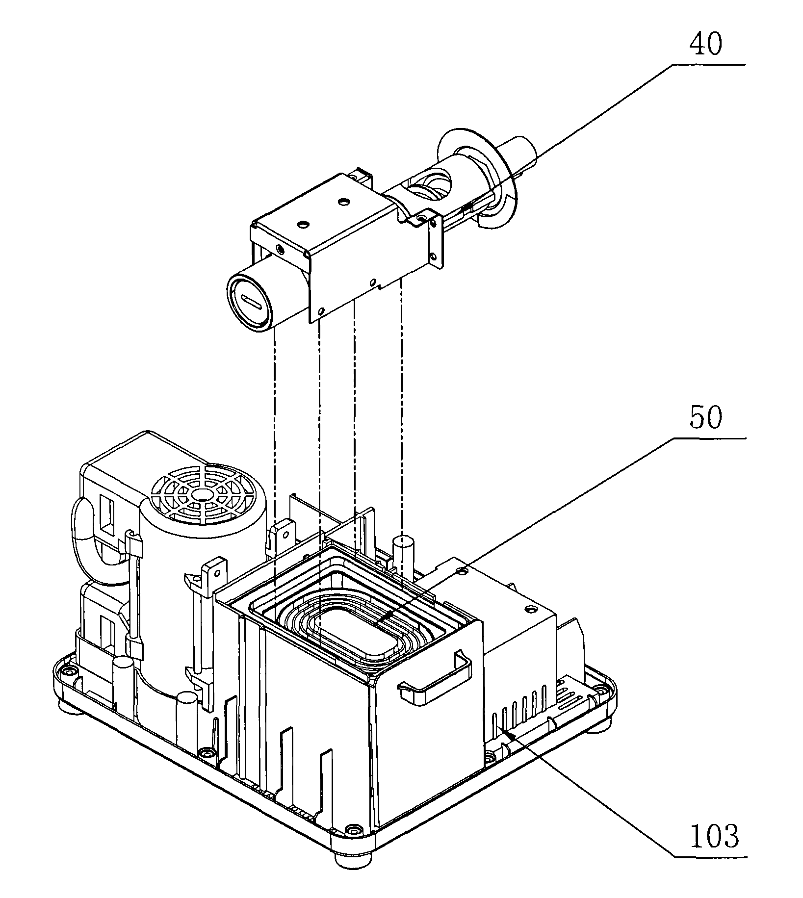 Fine filtration type domestic oil press and oil filtering method for domestic oil press