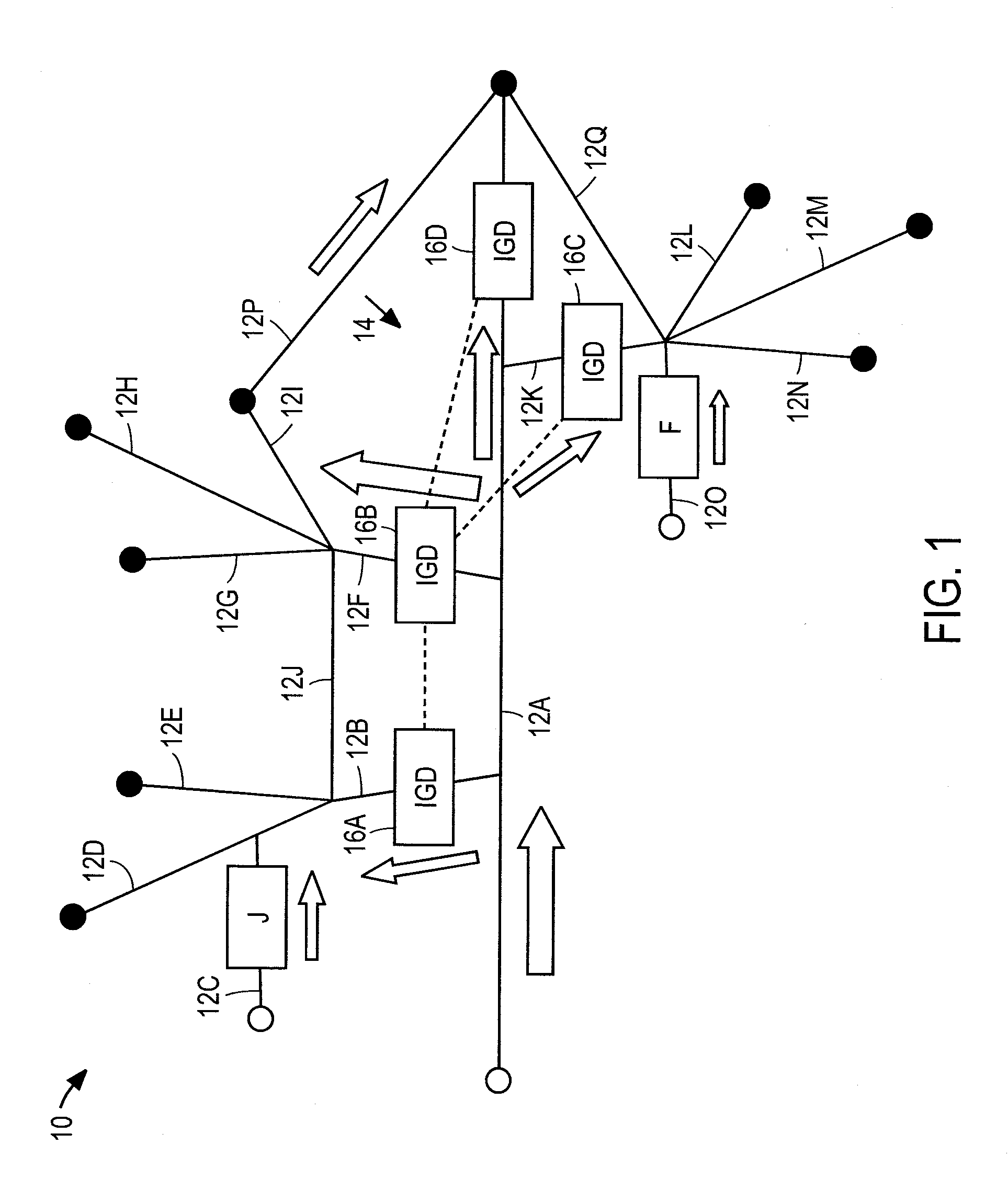 Method and devices for stabilizing electric grid power