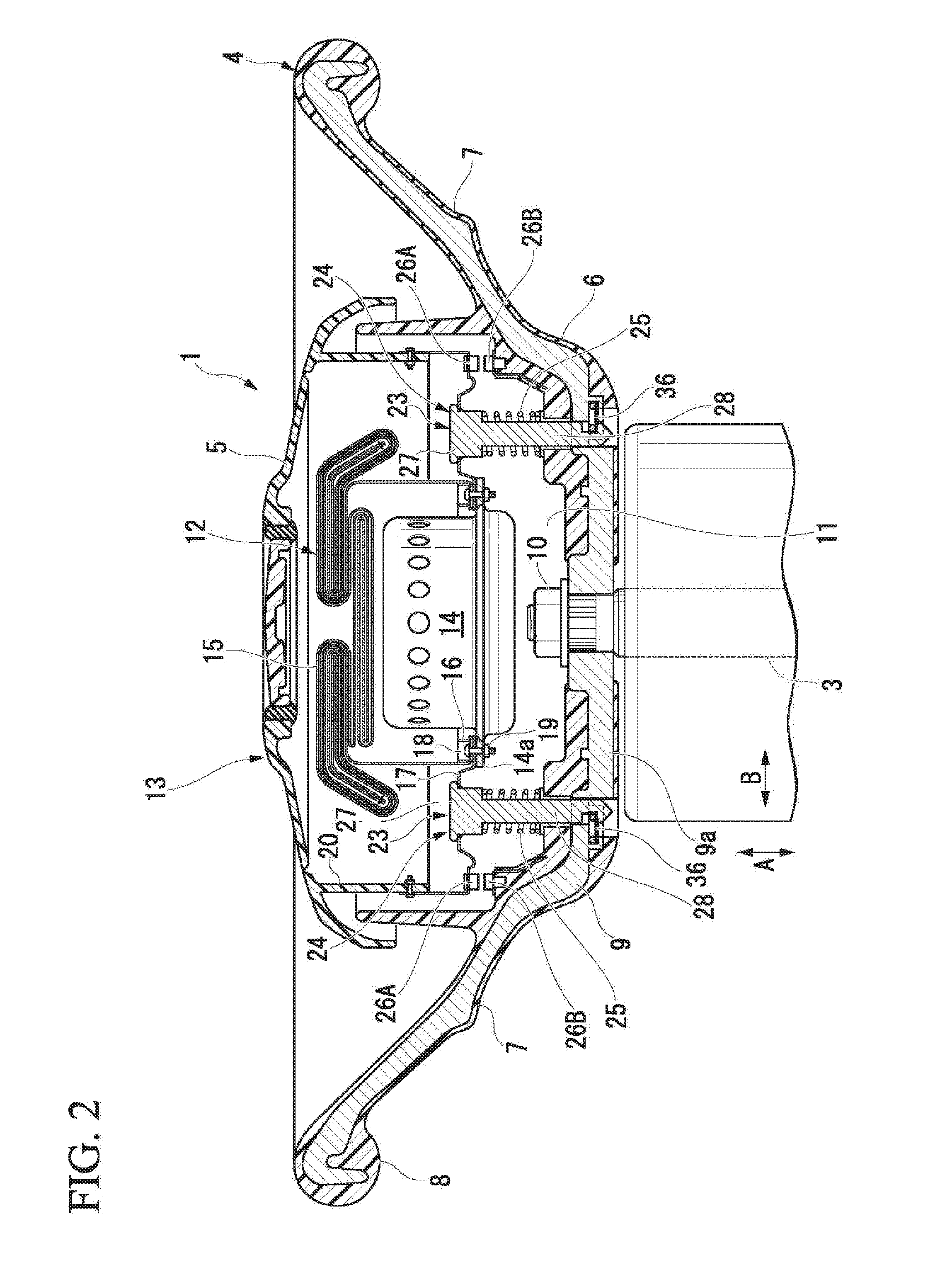 Steering wheel structure