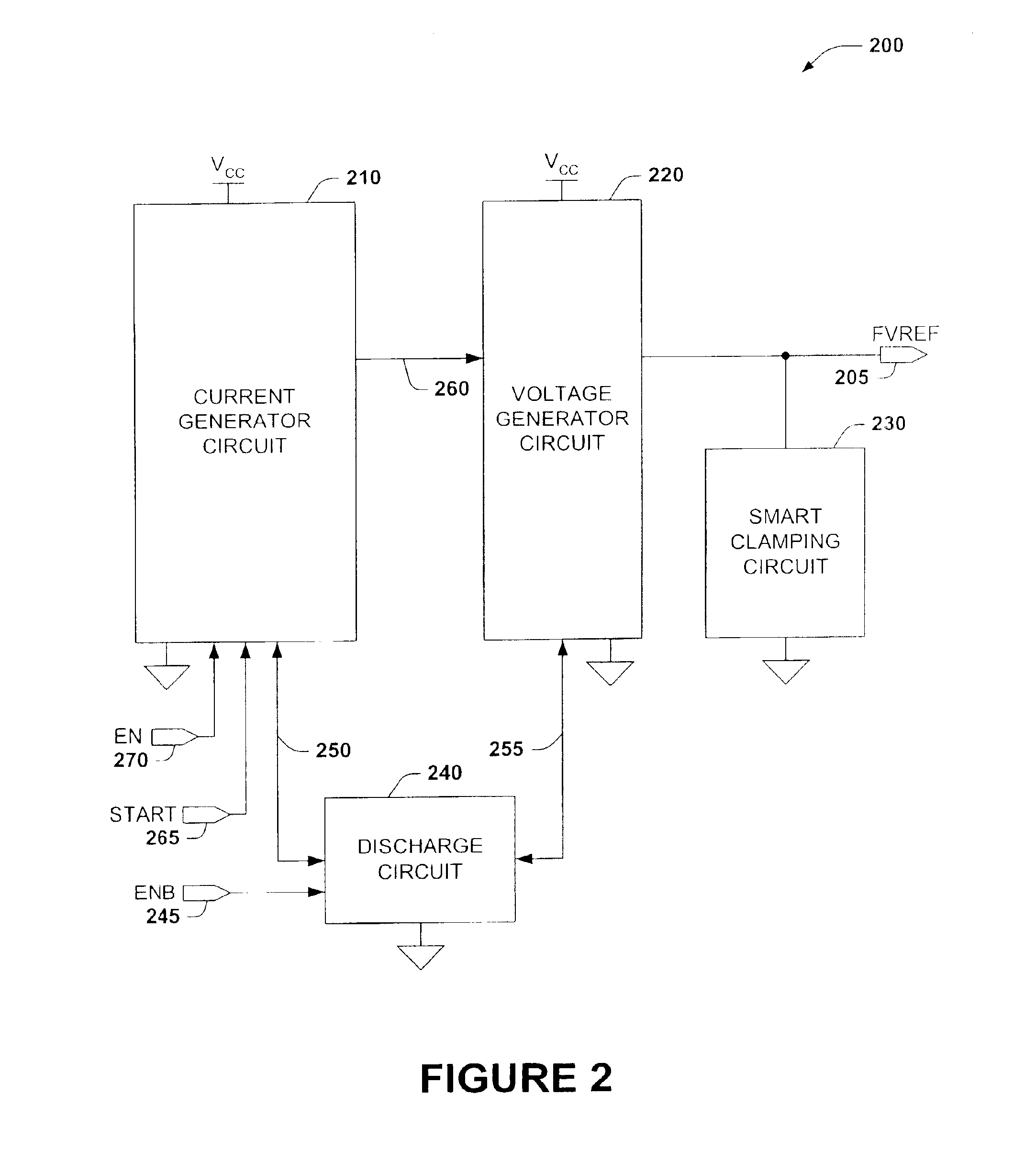Fast bandgap reference circuit for use in a low power supply A/D booster