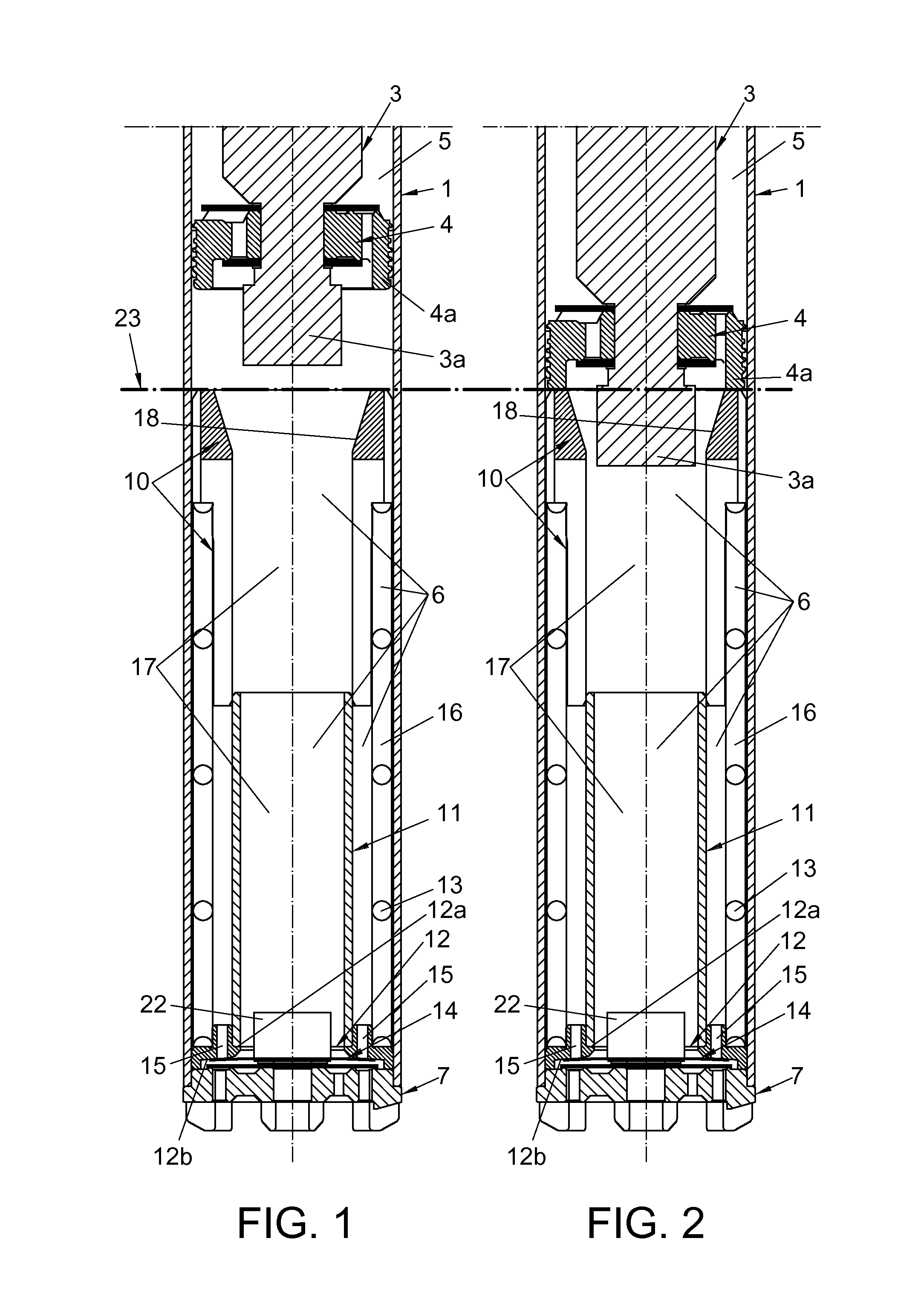 Variable load control system in a hydraulic device