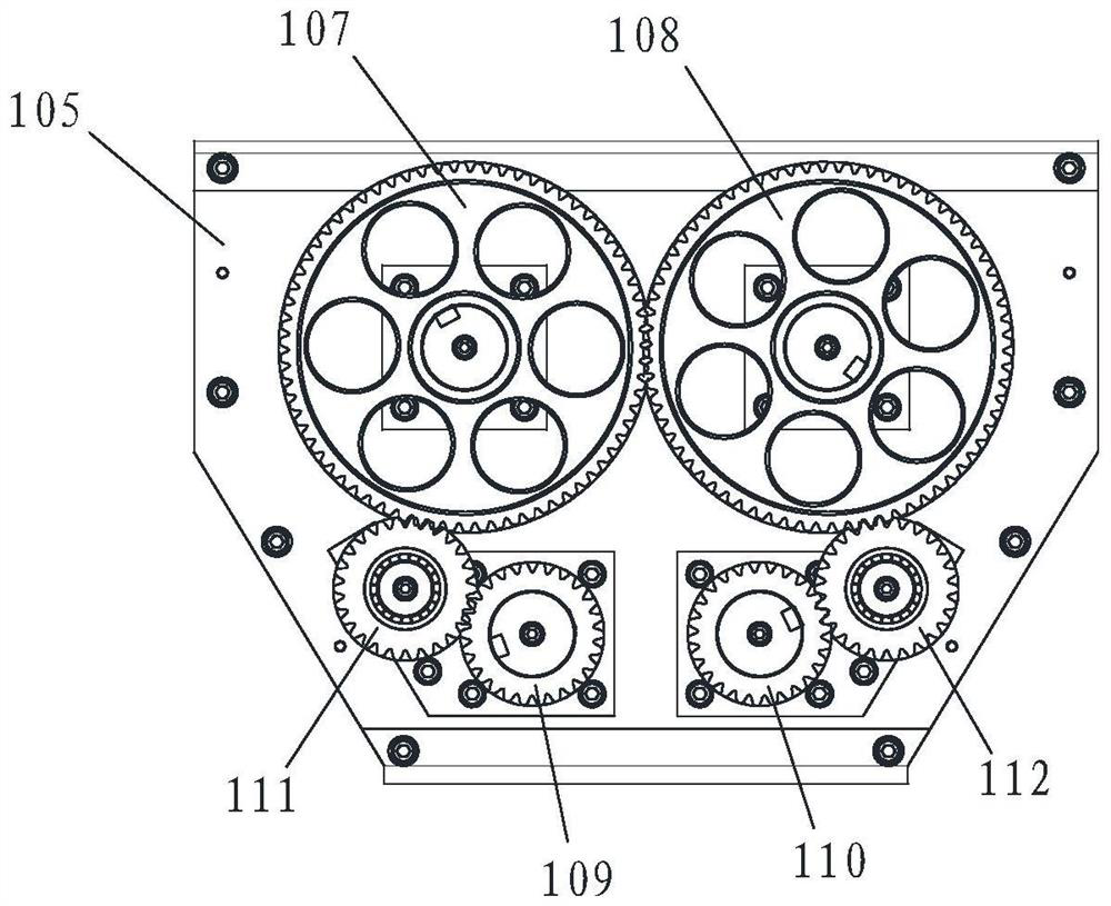 Food waste crushing device