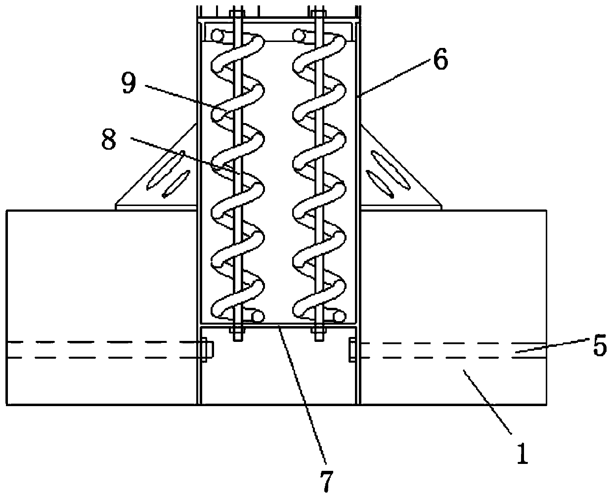 Recoverable steel-wood independent foundation and installation method