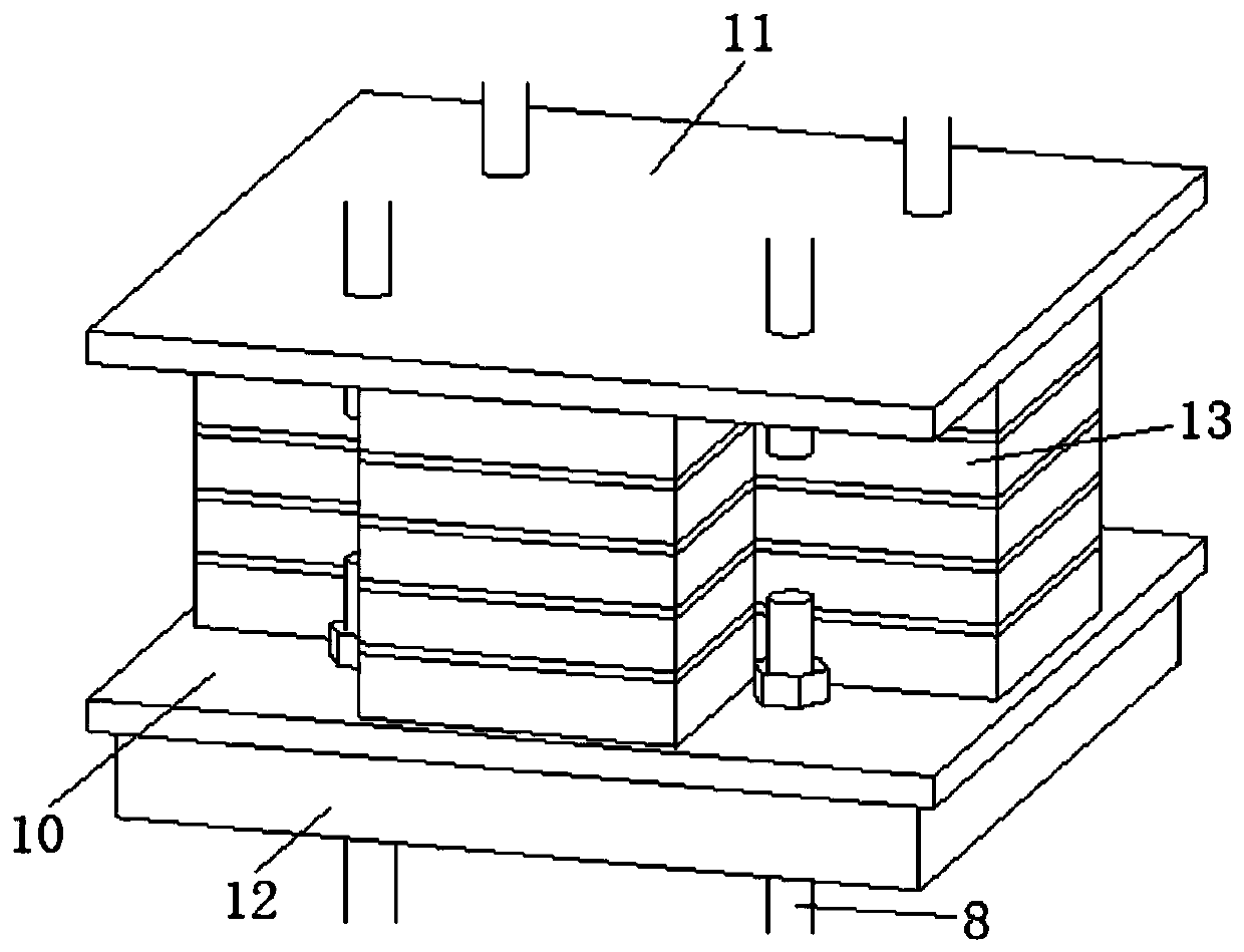 Recoverable steel-wood independent foundation and installation method