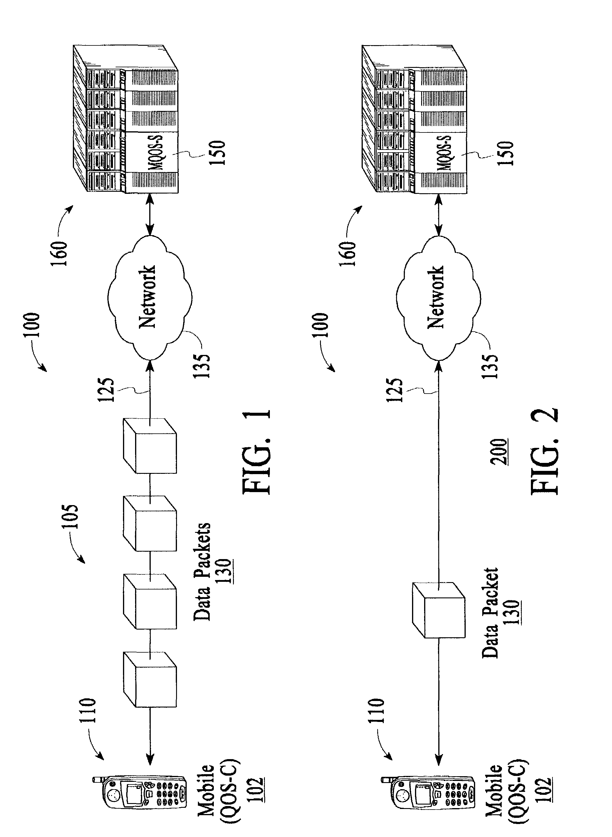 Method and system for quality of service (QoS) monitoring for wireless devices