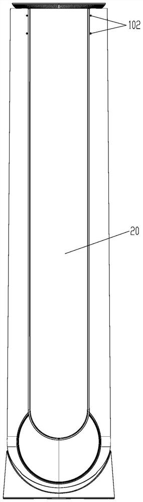 Microphone structure and air conditioner with same