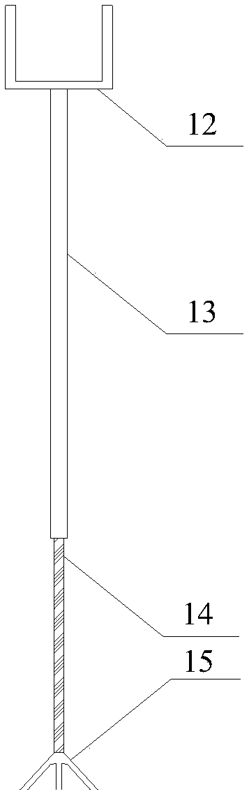 Assembly device and construction technology for restrained concrete arch frame